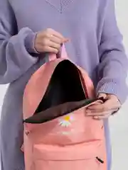 Розовый рюкзак женский универсальный, сумка