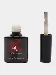 Молочный цветная камуфлирующая база для ногтей маникюра, гель лака "KOYASH" с поталью