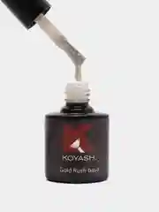 Молочный цветная камуфлирующая база для ногтей маникюра, гель лака "KOYASH" с поталью