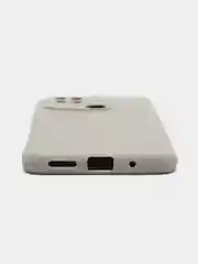Серый чехол силиконовый на Xiaomi Redmi 10C, матовый, с защитой камеры