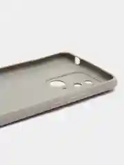 Серый чехол силиконовый на Xiaomi Redmi 10C, матовый, с защитой камеры