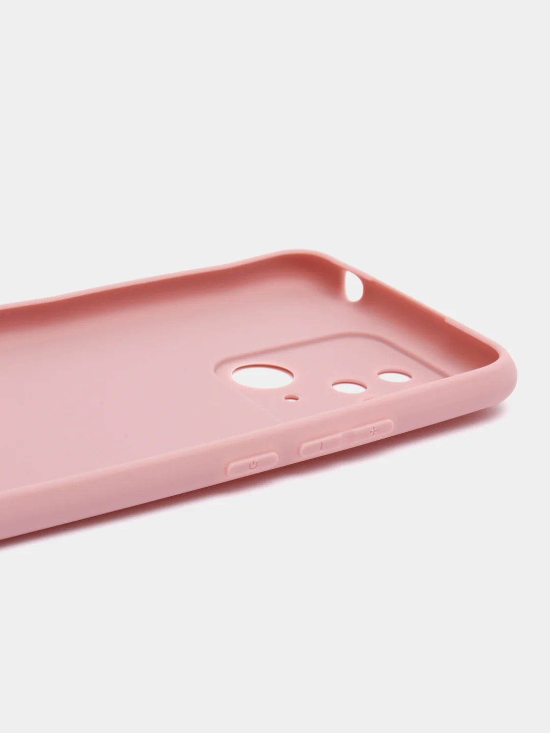 Коралловый меланж чехол силиконовый на Xiaomi Redmi 10C, матовый, с защитой камеры