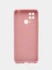 Коралловый меланж чехол силиконовый на Xiaomi Redmi 10C, матовый, с защитой камеры