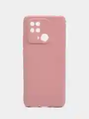 Коралловый меланж чехол силиконовый на Xiaomi Redmi 10C, матовый, с защитой камеры