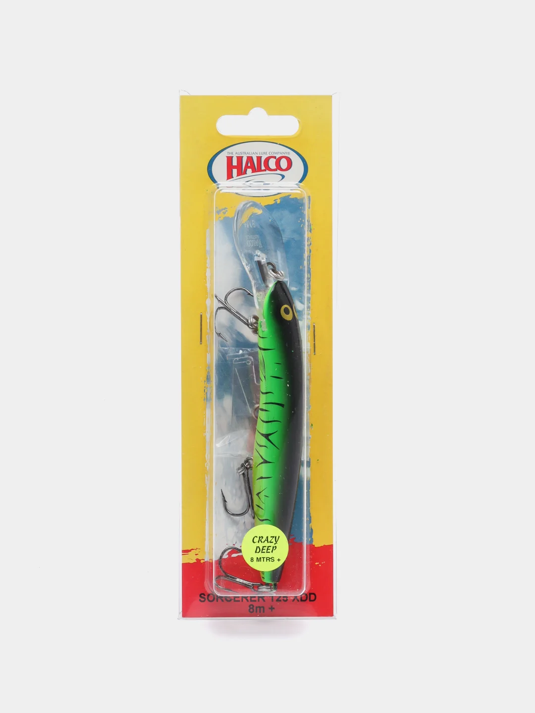 Бежевый воблер троллинговый Halco Sorcerer 125XDD, 8 m+