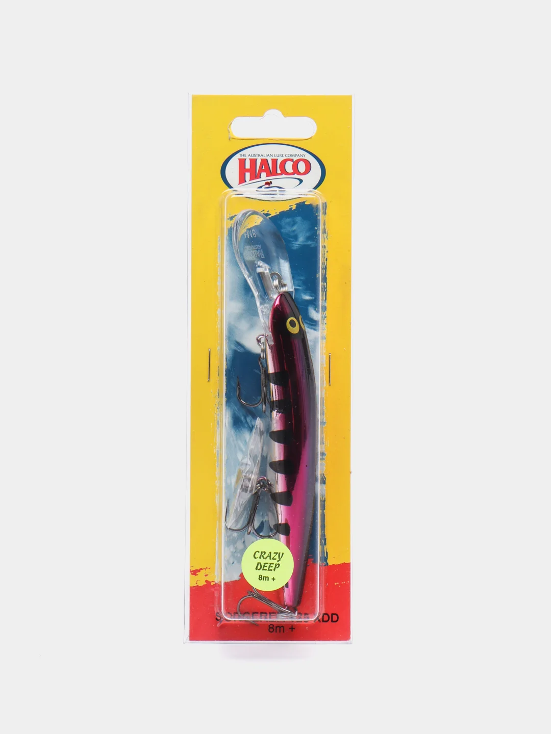 Багровый воблер троллинговый Halco Sorcerer 125XDD, 8 m+