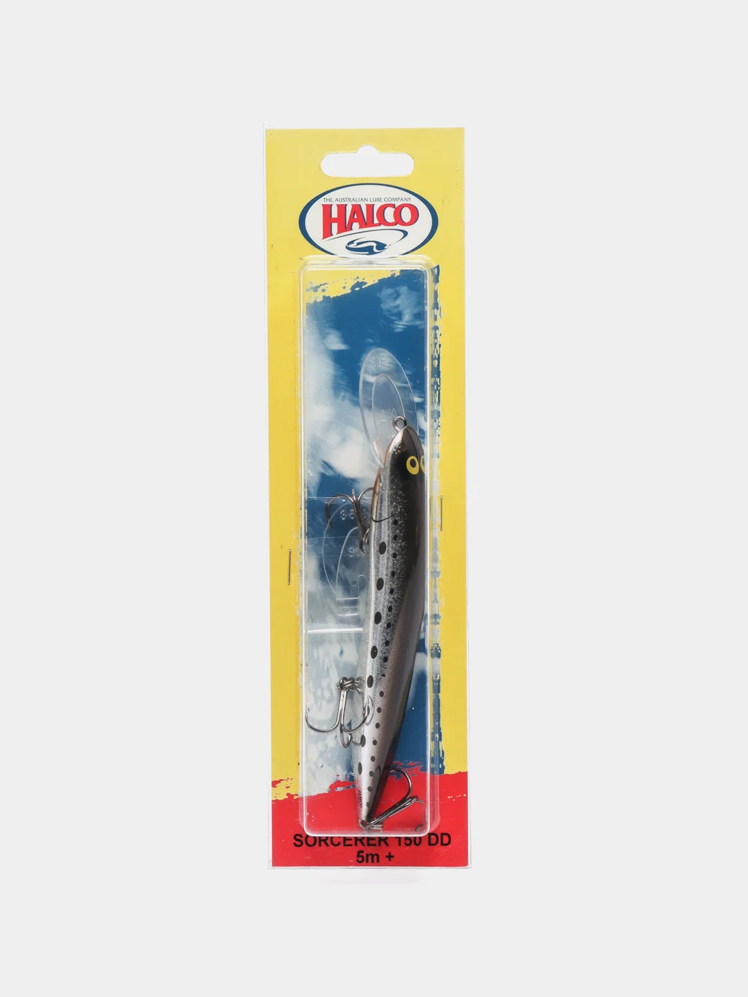 Бежевый воблер троллинговый Halco Sorcerer 150DD, 5 m+