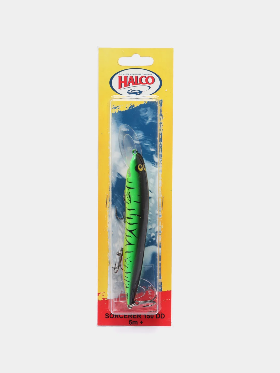 Белый воблер троллинговый Halco Sorcerer 150DD, 5 m+