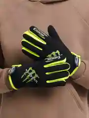Салатовый перчатки мужские утепленные спортивные