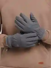 Мужские перчатки на осень утолщенные с функцией сенсорный экран и ветрозащита, 3 цвета