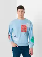 Голубой свитшот