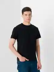 Черный футболка мужская
