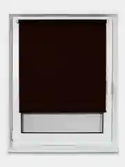 Штора рулонная BRABIX 40*175 см, текстура "Лён", защита 55-85%, коричневый S-17, 605972
