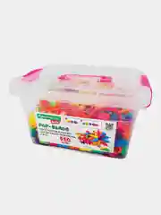 Конструктор Pop-Beads для творчества и игр, 550 бусин, браслеты, кольца, Brauberg Kids