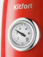 Чайник электрический Kitfort КТ-6147-3, 2200Вт, 1,7л, металл, красный