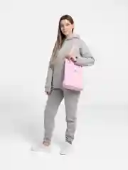 Розовый женский шоппер вельветовый