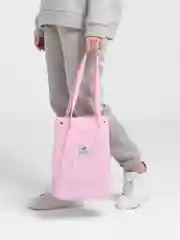 Розовый женский шоппер вельветовый