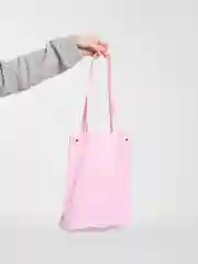 Розовый женский шоппер вельветовый