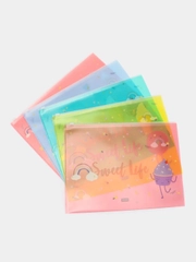 Папка-конверт на zip-молнии "Sweet life", 5 штук, Attache Selection