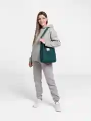 Зеленый женский шоппер вельветовый