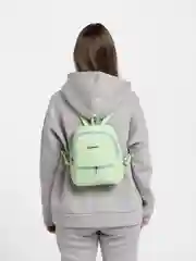 Белый рюкзак женский, повседневный, кожаный, экокожа