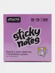 Стикеры Attache Selection, 76*76 мм, фиолетовые