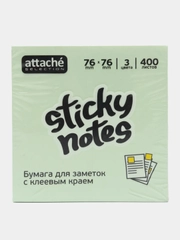 Стикеры Attache Selection, 76 х 76 мм, разноцветные