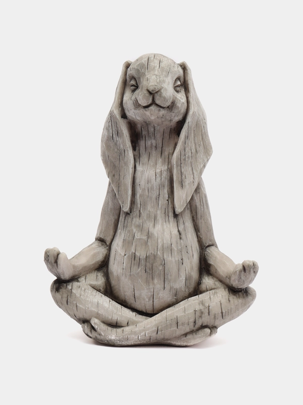 Фигура "Заяц-йог", 25 х 19 х 10 см