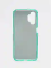 Бирюзовый чехол блестящий Samsung Galaxy A13 накладка c блёстками Самсунг А13