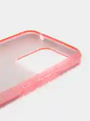 Розовый чехол блестящий Xiaomi Redmi 10C и POCO C40, накладка c блёстками