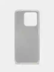 Серебряный чехол блестящий Xiaomi Redmi 10C и POCO C40, накладка c блёстками