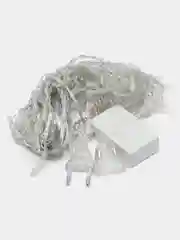 Белый гирлянда-штора светодиодная
