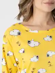 Желтый женская пижама с брюками