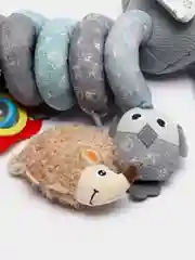 Серебряный игрушка на детскую кроватку с подвесными погремушками