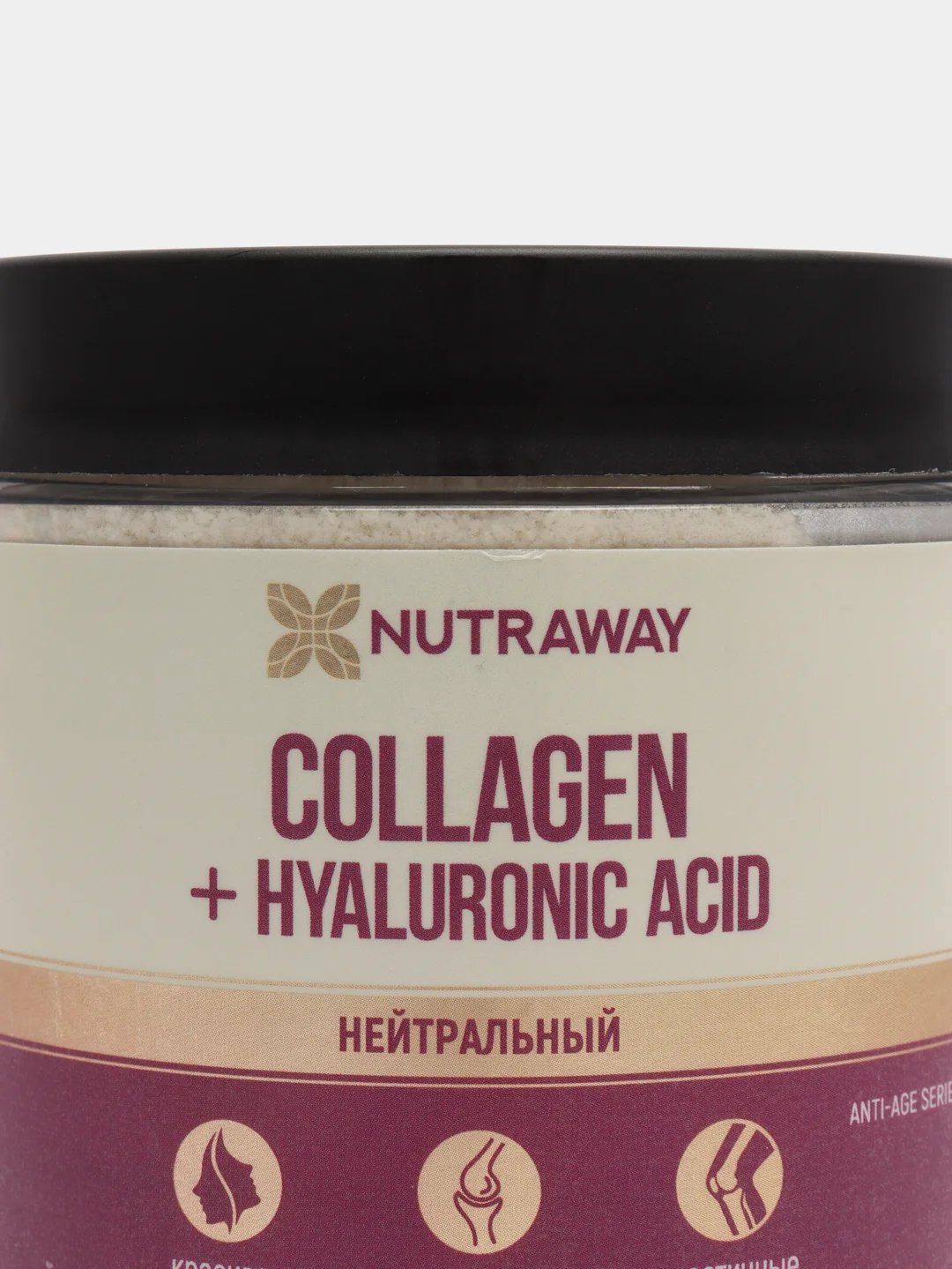 Специализированный продукт для спортсменов Nutraway Коллаген + гиалуроновая кислота, 180 г