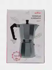 Серебряный гейзерная кофеварка