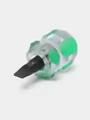 Зеленый мини отвертка, 19 х 36 мм