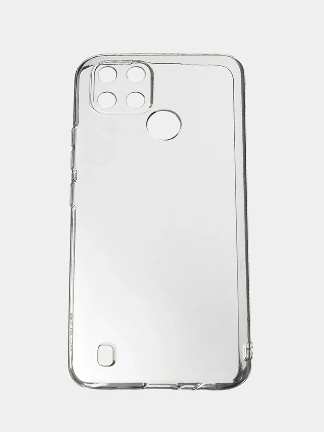 Прозрачный чехол Realme C21Y, Realme C25Y Реалми С21У / С25У силиконовый цветной матовый, прозрачный