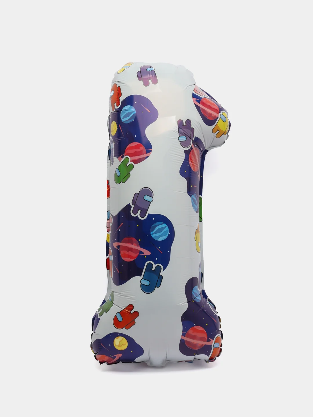 Аметистовый цифра из фольги 0-9 "Космонавтики", 32" - 81 см