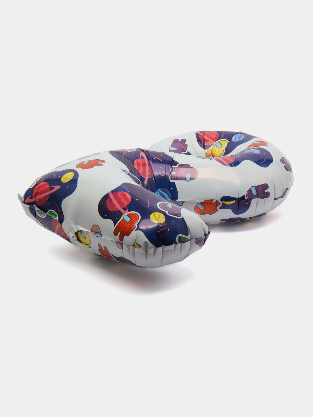 Багровый цифра из фольги 0-9 "Космонавтики", 32" - 81 см