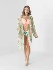 Купальник женский раздельный, с накидкой