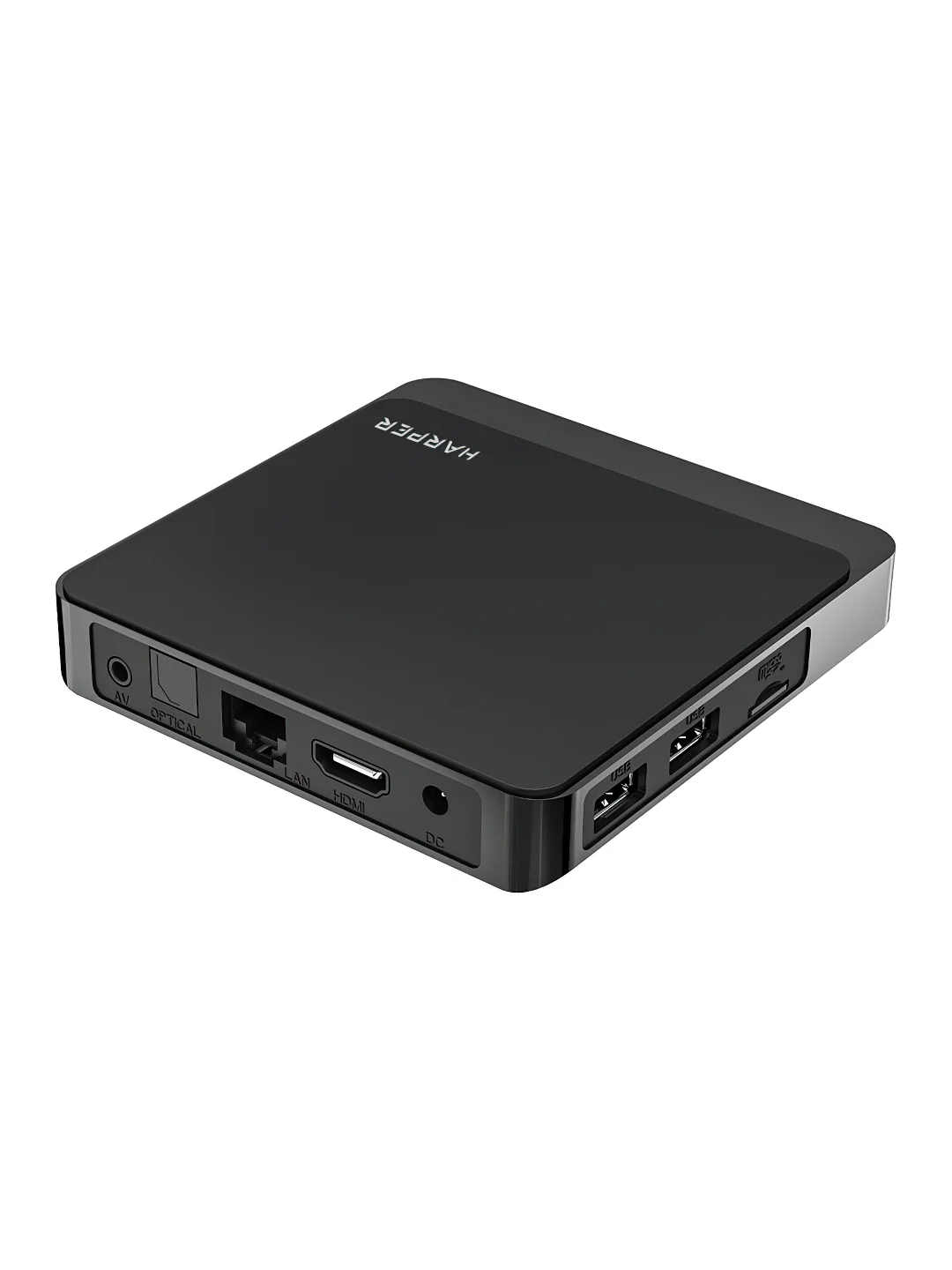 Медиаплеер HARPER ABX-235, Android 9.0 / Smart TV приставка для цифрового ТВ, черный