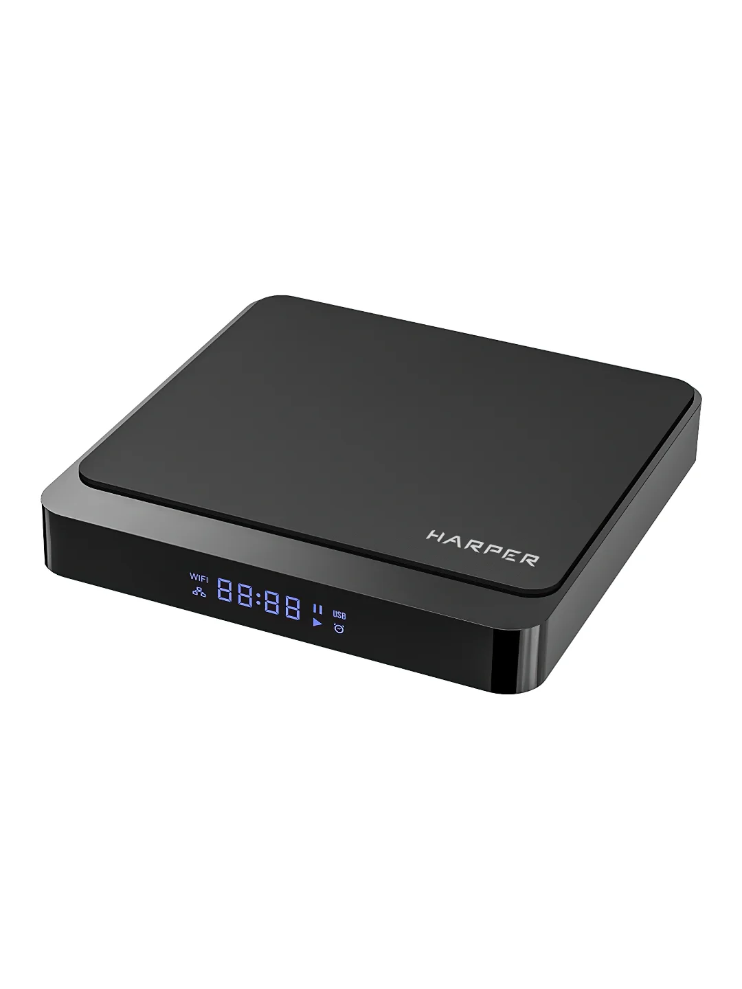 Медиаплеер HARPER ABX-235, Android 9.0 / Smart TV приставка для цифрового ТВ, черный