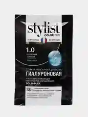 Краска для волос Stylist Color Pro "1.0. Глубокий черный", гиалуроновая, 115 мл