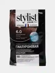 Краска для волос Stylist Color Pro гиалуроновая, 6.0 натуральный русый, 115 мл