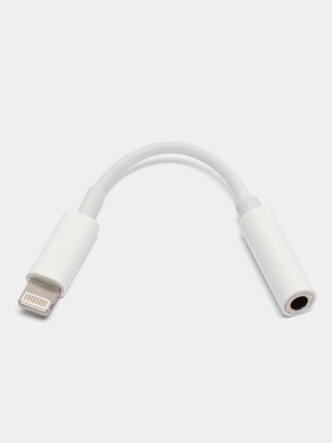 Адаптер-переходник для наушников Lightning to Headphone Jack Adapter, белый