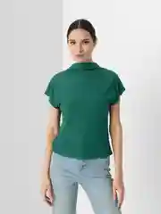 Зеленый футболка Топ