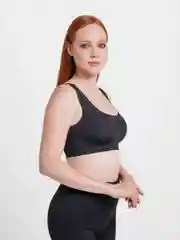 Серый женский бесшовный бюстгальтер, топ