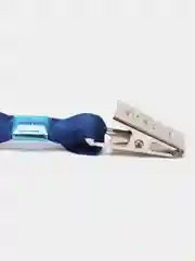 Держатель для бейджа Attache с клипом, синий, 5 штук
