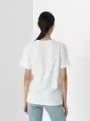 Белый женская футболка с принтом "Самолет"